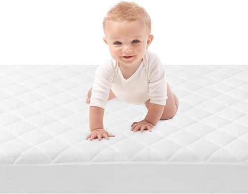 Toddler cot bed quilted - quilted, zipped